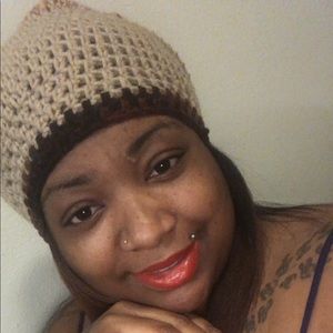 Slouch crochet brown Beenie